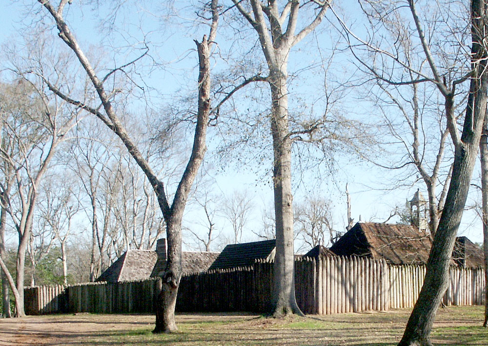 photo of the replica of Fort St. Jean Baptise