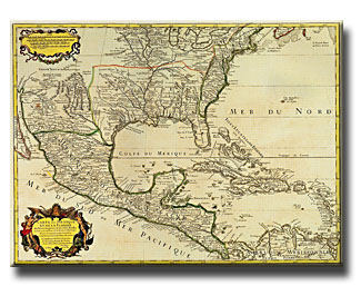 map by Guillaume Delisle, 1703
