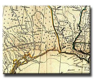 map by Thomas Jefferys, 1776
