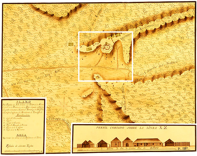 map by Urrutia 1767