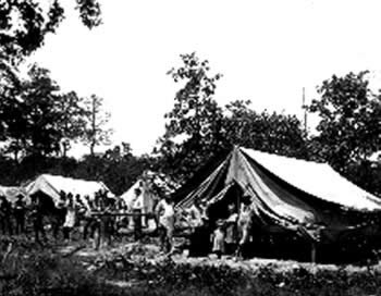 photo of a front camp