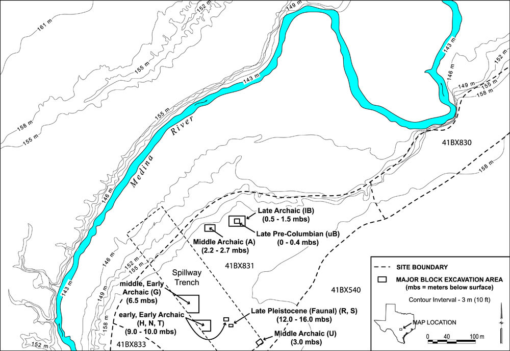 map of the site location