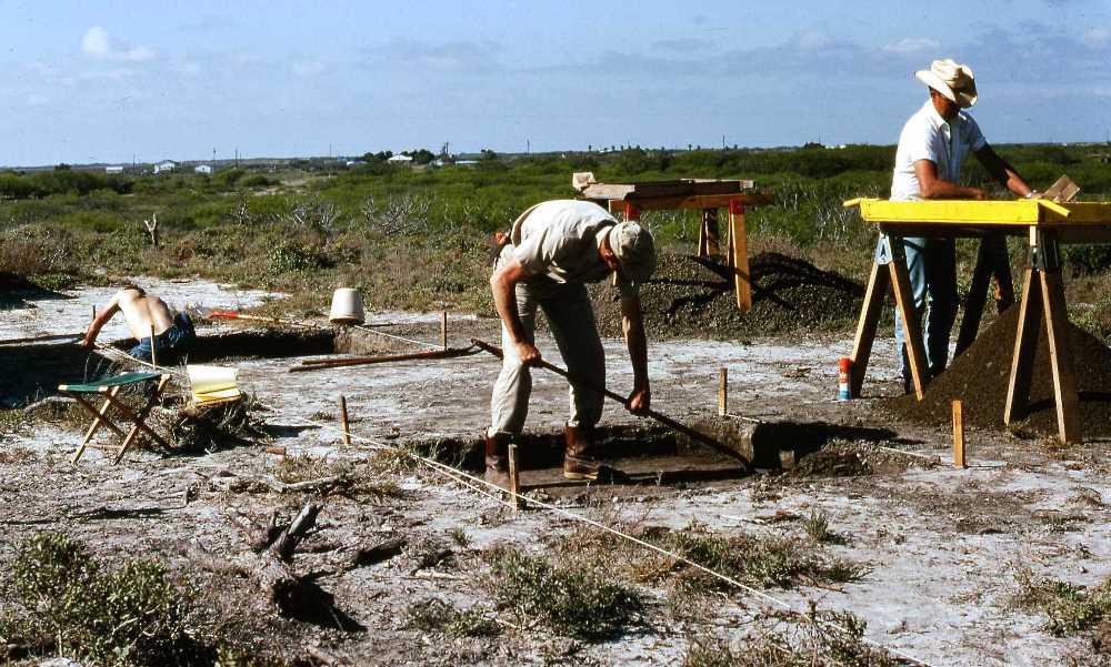 Excavations underway in the 1960s