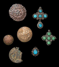photo of a spanish buttons and jewelry