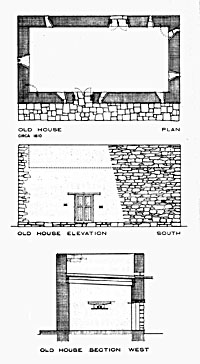 Plan and elevation of old Ramireno house by Dr. Eugene George, professor of architecture at UT San Antonio. George's documentation of the architecture of the region, correlated with photographs and other archival records, is a key resource in understanding the rich borderland's heritage and a stark reminder of what has been lost. 