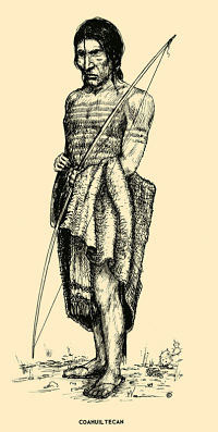 drawing of a Coahuiltecan