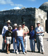 photograph of visitors