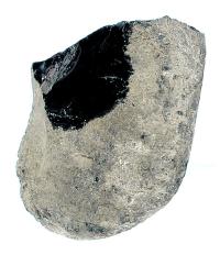 Photo of obsidian cobble