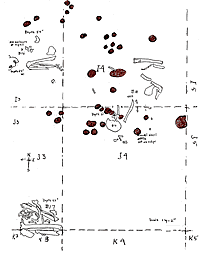 drawing of soil stains