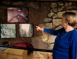 photo of LaVern Dutton, archeological consultant and curator at the museum