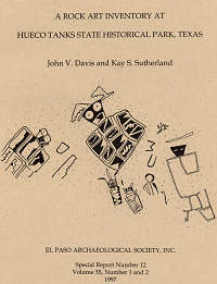 Cover of rock art inventory report.