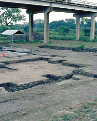 Photo of the excavation