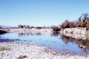 photo of the actual confluence or “junta de los rios.”