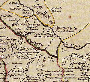 1769 map by José Antonio de Alzate y Ramírez