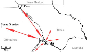 Map of La Junta