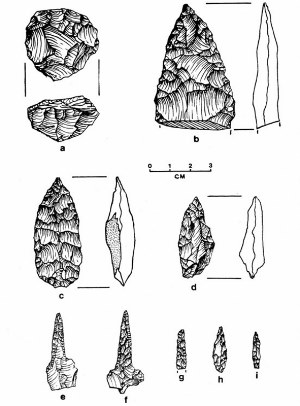 Image of Stone tools from the Block Excavation