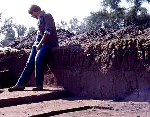 Photo of archeologist Myles Miller