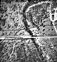 aerial photo showing site