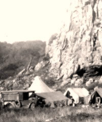 tent camp at Fall Creek