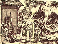 drawing of slaves