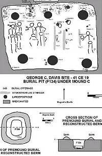 Plan map of "log tomb"