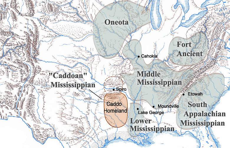 map of Mississippian world