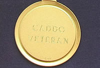 back of Caddo medal