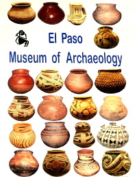 poster depicting vessels from the collection of the El Paso Museum of Archaeology.