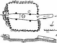 drawing of Room 3 at the Footprint site