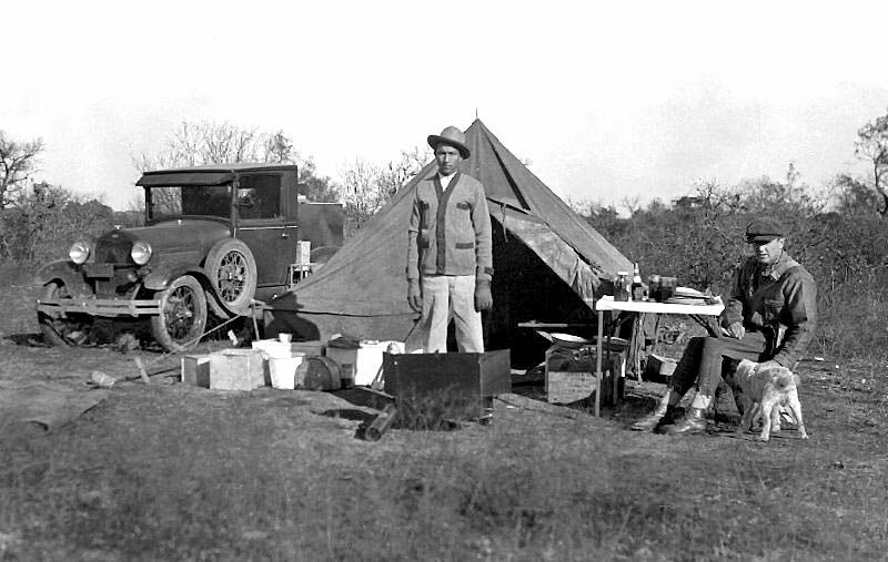 photo of the camp at Mud Creek, Coleman County, Texas, Jan. 1, 1932