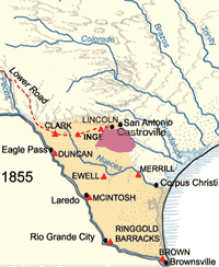 frontier before 1855