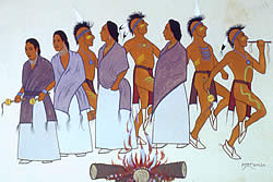 Ceremonial dancers