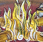 illustration of fire