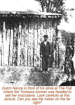 photo of Dutch Nance in front of his store
